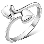 Silver Hearts Ring, rp708
