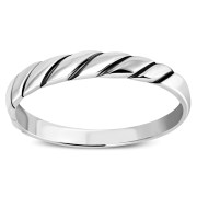Silver Plain Ring, rp710