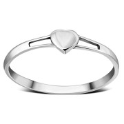 Thin Simple Heart Ring, rp715