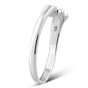 Sterling Silver Plain Band Ring, rp720