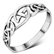 Celtic Silver Ring, 925 Sterling Silver, rp721