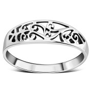 Ethnic Style Silver Ring, rp723