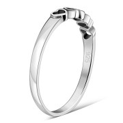 Simple Hearts Ring, rp738