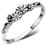Ethnic style flower ring, rp751