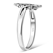 Silver Plain Celtic Ring - rp887