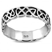 Celtic Knot Mens Band Ring - rp892