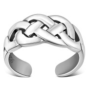 Plain Celtic Toe Ring Sterling Silver TR050
