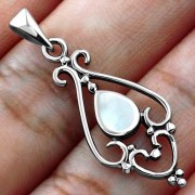 Mother of Pearl Silver Pendant, p515