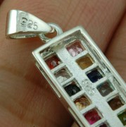 Small Silver Hoshen Pendant, p556