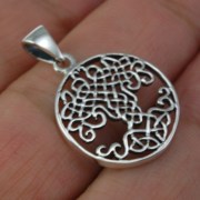 Tree of Life Celtic Silver Pendant, pn616