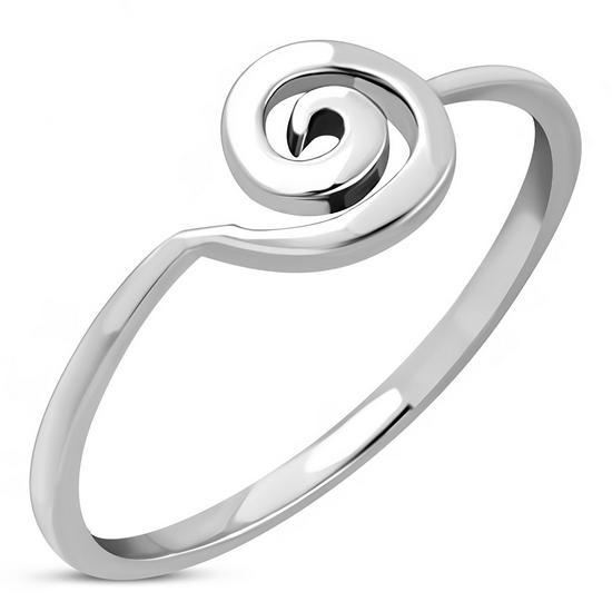 Sterling Silver Spiral Belly Ring
